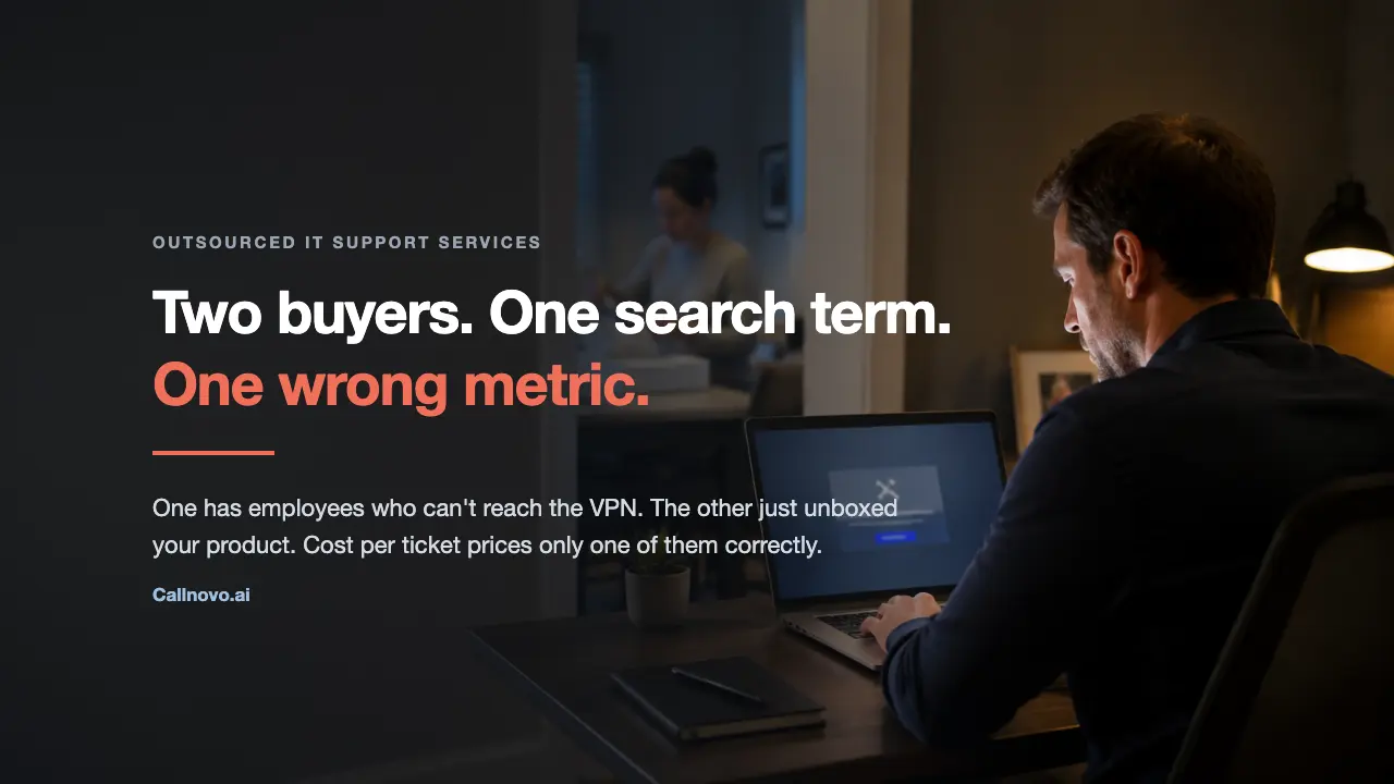 Outsourced IT Support Services: Two Buyers, One Search Term